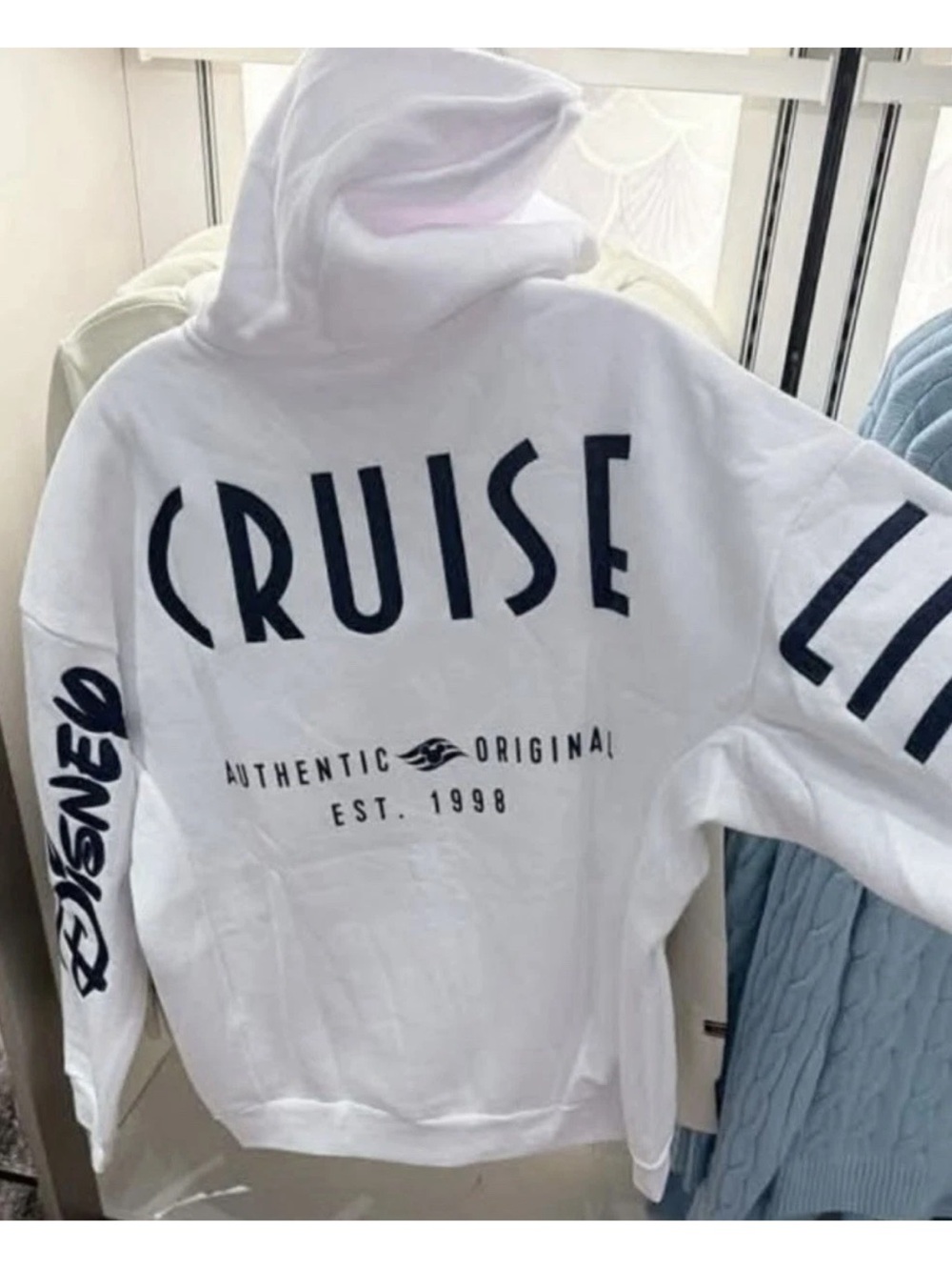 NWT Disney Cruise Line Authentic Original Est 1998 Oversized Hoodie Unisex L